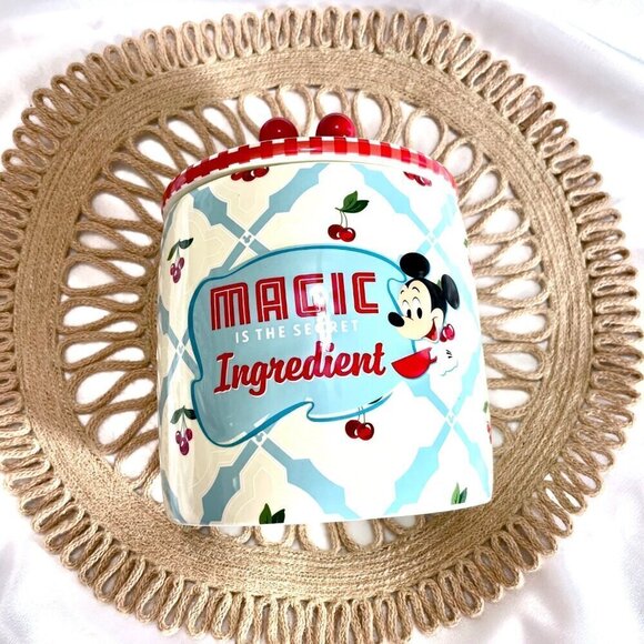 Disney Mickey Mouse Cherry Kitchen Storage Container - Picture 1 of 9